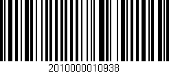 Código de barras (EAN, GTIN, SKU, ISBN): '2010000010938'