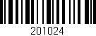 Código de barras (EAN, GTIN, SKU, ISBN): '201024'