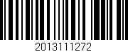 Código de barras (EAN, GTIN, SKU, ISBN): '2013111272'