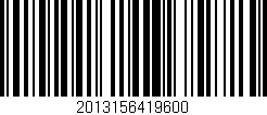 Código de barras (EAN, GTIN, SKU, ISBN): '2013156419600'