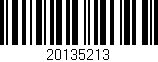 Código de barras (EAN, GTIN, SKU, ISBN): '20135213'