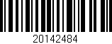 Código de barras (EAN, GTIN, SKU, ISBN): '20142484'