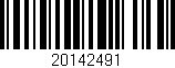 Código de barras (EAN, GTIN, SKU, ISBN): '20142491'