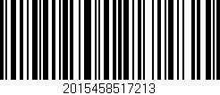Código de barras (EAN, GTIN, SKU, ISBN): '2015458517213'