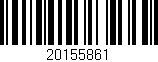 Código de barras (EAN, GTIN, SKU, ISBN): '20155861'