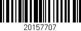 Código de barras (EAN, GTIN, SKU, ISBN): '20157707'