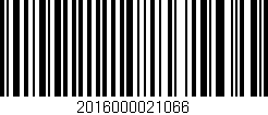 Código de barras (EAN, GTIN, SKU, ISBN): '2016000021066'