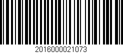 Código de barras (EAN, GTIN, SKU, ISBN): '2016000021073'
