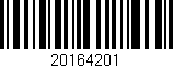 Código de barras (EAN, GTIN, SKU, ISBN): '20164201'