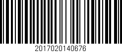Código de barras (EAN, GTIN, SKU, ISBN): '2017020140676'