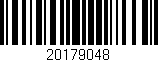 Código de barras (EAN, GTIN, SKU, ISBN): '20179048'