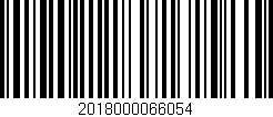 Código de barras (EAN, GTIN, SKU, ISBN): '2018000066054'