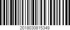 Código de barras (EAN, GTIN, SKU, ISBN): '2018030815349'