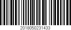 Código de barras (EAN, GTIN, SKU, ISBN): '2018050231433'
