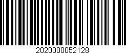 Código de barras (EAN, GTIN, SKU, ISBN): '2020000052128'