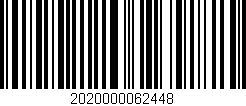Código de barras (EAN, GTIN, SKU, ISBN): '2020000062448'