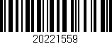 Código de barras (EAN, GTIN, SKU, ISBN): '20221559'