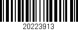 Código de barras (EAN, GTIN, SKU, ISBN): '20223913'