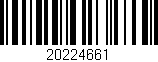 Código de barras (EAN, GTIN, SKU, ISBN): '20224661'