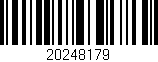 Código de barras (EAN, GTIN, SKU, ISBN): '20248179'