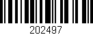 Código de barras (EAN, GTIN, SKU, ISBN): '202497'