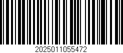 Código de barras (EAN, GTIN, SKU, ISBN): '2025011055472'