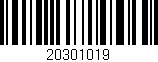 Código de barras (EAN, GTIN, SKU, ISBN): '20301019'
