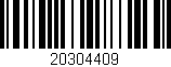 Código de barras (EAN, GTIN, SKU, ISBN): '20304409'