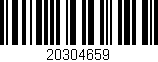 Código de barras (EAN, GTIN, SKU, ISBN): '20304659'