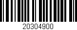 Código de barras (EAN, GTIN, SKU, ISBN): '20304900'