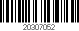 Código de barras (EAN, GTIN, SKU, ISBN): '20307052'