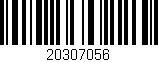 Código de barras (EAN, GTIN, SKU, ISBN): '20307056'