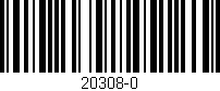 Código de barras (EAN, GTIN, SKU, ISBN): '20308-0'