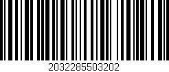 Código de barras (EAN, GTIN, SKU, ISBN): '2032285503202'