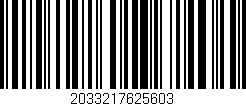 Código de barras (EAN, GTIN, SKU, ISBN): '2033217625603'
