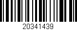 Código de barras (EAN, GTIN, SKU, ISBN): '20341439'