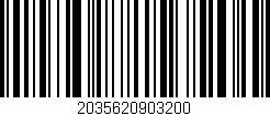 Código de barras (EAN, GTIN, SKU, ISBN): '2035620903200'