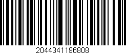 Código de barras (EAN, GTIN, SKU, ISBN): '2044341196808'