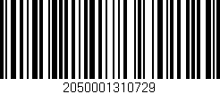 Código de barras (EAN, GTIN, SKU, ISBN): '2050001310729'