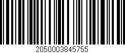 Código de barras (EAN, GTIN, SKU, ISBN): '2050003845755'