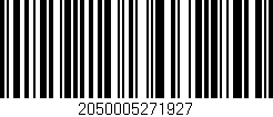 Código de barras (EAN, GTIN, SKU, ISBN): '2050005271927'