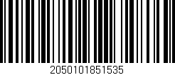 Código de barras (EAN, GTIN, SKU, ISBN): '2050101851535'