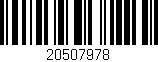 Código de barras (EAN, GTIN, SKU, ISBN): '20507978'