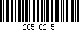 Código de barras (EAN, GTIN, SKU, ISBN): '20510215'
