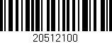 Código de barras (EAN, GTIN, SKU, ISBN): '20512100'