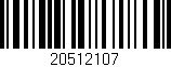 Código de barras (EAN, GTIN, SKU, ISBN): '20512107'