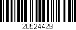 Código de barras (EAN, GTIN, SKU, ISBN): '20524429'