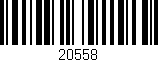 Código de barras (EAN, GTIN, SKU, ISBN): '20558'