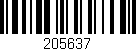Código de barras (EAN, GTIN, SKU, ISBN): '205637'