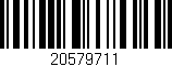 Código de barras (EAN, GTIN, SKU, ISBN): '20579711'